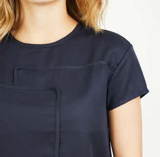 Lauryn Dress - Navy from Fouremme in ethical skirts & dresses, Women's Sustainable Clothing