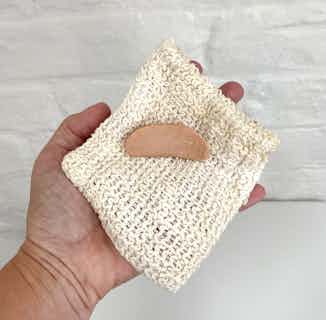 The Sisal Soap Bag | Vegan & Compostable | Skincare Accessories from KIND2 in eco bathroom accessories, eco bathroom products