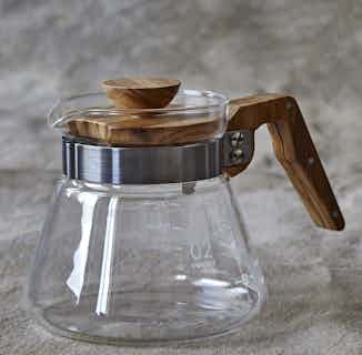 Hario V60 | Olive Wood Coffee Server from London Grade Coffee in sustainable kitchen items, Sustainable Homeware & Leisure