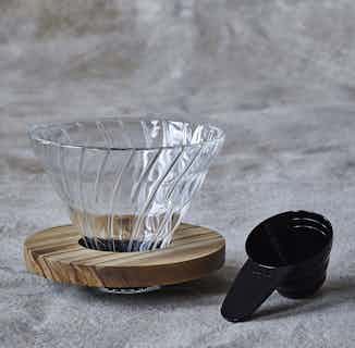 Hario V60 | Olive Wood Coffee Dripper from London Grade Coffee