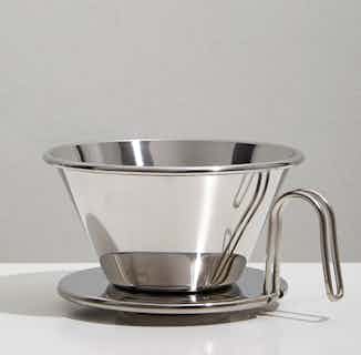 Kalita Wave Tsubame 185 | Filter Coffee Dripper | Stainless Steel from London Grade Coffee