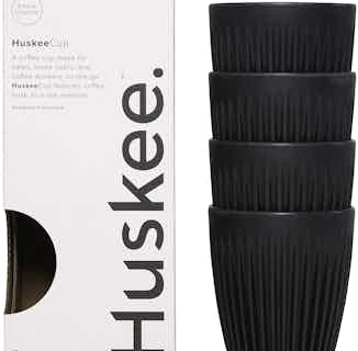 Huskee Cup | 8oz | Charcoal | Pack of 4 from London Grade Coffee