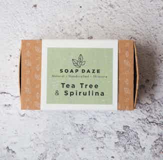 Eco- Friendly Handmade Bar Soap | Tea Tree and Spirulina | 112g from Soap Daze