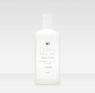 Certified Cruelty Free Foot Lotion | Peppermint, Tea Tree & Lemon | 200ml from Dolma in natural hand creams & foot care, vegan friendly skincare