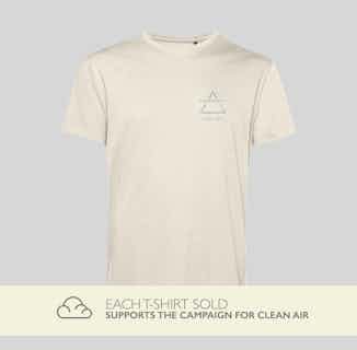 Air Element | Organic Cotton T Shirt | Off White from Varlden in eco-conscious t-shirts for women, Sustainable Tops For Women
