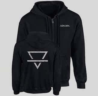 Element | Fair Trade Cotton and Recycled Statement Logo Zip Hoodie | Black from Varlden