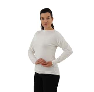 The Vintage Long Sleeve - Ivory from Royal Bamboo