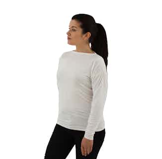 The Vintage Long Sleeve - Ivory from Royal Bamboo