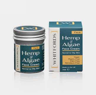 Hemp & Algae Face Cream (45 grams) from Whitfords in CBD Skincare, premium cbd oils