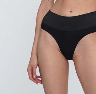 Organic Cotton 2-pack Hipster Briefs | Black from Nude & Not in eco friendly undies for women, Women's Sustainable Clothing