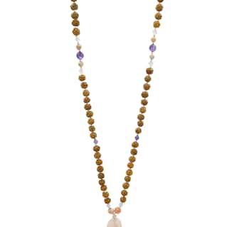 Love | Yoga Bead Necklace from Inhala Soulwear in ethical men's jewellery, Men's Sustainable Fashion