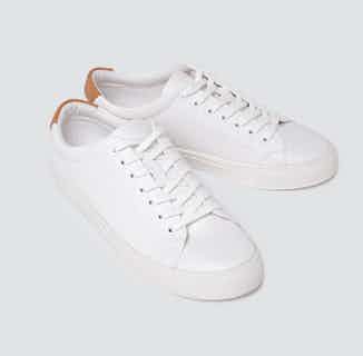 R-Kind | Vegan Leather Gender Neutral Trainers | Moon White from Ration.L in Men's Sustainable Fashion