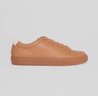 R-Kind | Vegan Leather Gender Neutral Trainer | Venus Camel from Ration.L in sustainable ethical shoes for women, Women's Sustainable Clothing