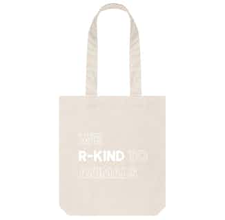 R-Kind | Certified Organic Cotton Tote Bag | Natural from Ration.L in reusable shopping tote bags, eco-friendly household items
