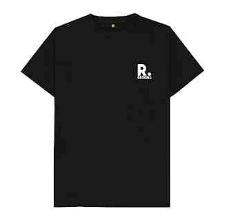 Gender Neutral Certified Organic Cotton T-Shirt | Black from Ration.L in Men's Sustainable Fashion