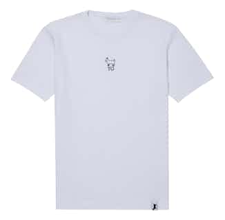 Organic Cotton Relaxed Fit Short Sleeve T-Shirt | Unisex | White from Young Goat in eco-conscious t-shirts for women, Sustainable Tops For Women