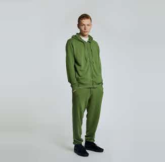 Olympia | Men's Organic Cotton Joggers | Olive from Komodo in sustainable bottoms for men, Men's Sustainable Fashion