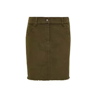 Sandy Bay | Organic Cotton Women's Pencil Skirt | Khaki from Komodo in ethical skirts & dresses, Women's Sustainable Clothing