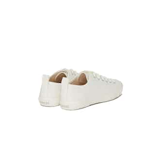 Eco Sneako | Classic Women's Organic Trainer | White 2.0 from Komodo in sustainable ethical shoes for women, Women's Sustainable Clothing