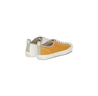 Eco Sneako | Classic Women's Patched Organic Trainer | Yellow from Komodo in sustainable ethical shoes for women, Women's Sustainable Clothing