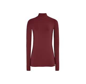 SKINILLA - MODAL Top Bordeaux from Komodo in sustainable women's sweaters, Sustainable Tops For Women