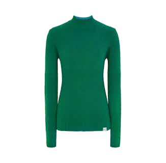 SURI - GOTS Organic Cotton Top Emerald from Komodo in sustainable women's sweaters, Sustainable Tops For Women