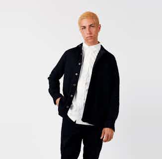 JEAN - Organic Cotton Overshirt Black from Komodo in sustainable shirts, men's sustainable tops