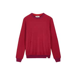 HASAN - Organic Cotton Jumper Sangria from Komodo in sustainable women's sweaters, Sustainable Tops For Women