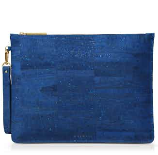 Delta | Women's Cork Shoulder Bag | Navy from Murmali in sustainable designer bags, Women's Sustainable Clothing