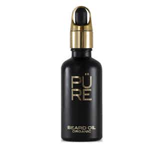 Natural Organic Beard Oil with Real Oud | Sample, 10ml or 50ml from The PÜRE Collection in organic beard oils, cruelty-free haircare