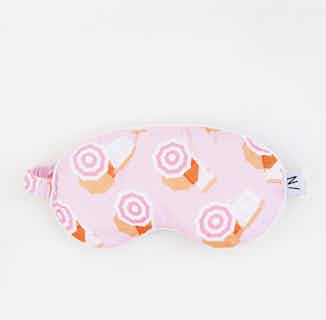 Under My Umbrella | Bamboo Eyemask | Blush Pink from Nightire in sustainable sleepwear for women, Women's Sustainable Clothing
