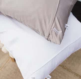 Pillowcase Combo Pack | Bamboo | Dove Grey & Pearly White from Nightire in fair trade bedding, eco-friendly bedroom products