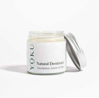 Natural Plastic- Free Deodorant Balm | Eucalyptus, Lemon & Mint from Yoku in sustainable hygiene products, Sustainable Beauty & Health