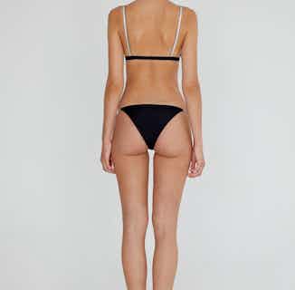 Naro | Sustainable Nylon Bikini Top | Black from Nael