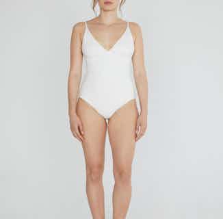 Branco | Upcycled Polyester Swimsuit | White from Nael
