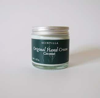 Original Hand Cream | Coconut & Shea Butter | 60ml from Scintilla in natural hand creams & foot care, vegan friendly skincare