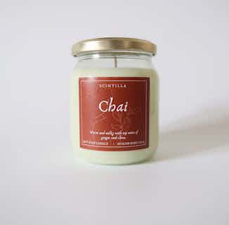 Chai | Eco Soy Wax & Essential Oils Candle | 20cl from Scintilla in Sustainable Homeware & Leisure