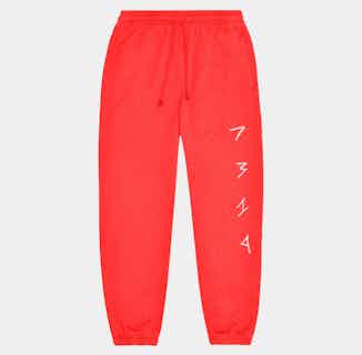 Hemp and Organic Cotton Sweatpant | Rouge/Red from 7319 Maison Chanvre in sustainable bottoms for men, Men's Sustainable Fashion