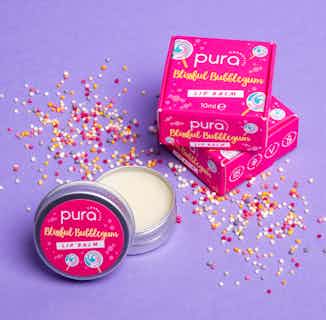 Vegan Hydrating Lip Balm | Blissful Bubblegum | 28g from Pura Cosmetics in natural organic lip balms & scrubs, vegan friendly skincare