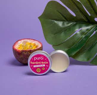 Vegan Hydrating Lip Balm | Passionfruit Martini | 10ml from Pura Cosmetics in natural organic lip balms & scrubs, vegan friendly skincare