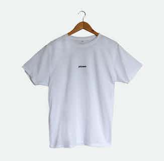Phloem Unisex T-shirt | 100% Organic Cotton | White from Phloem Clothing in Sustainable Tops For Women, Women's Sustainable Clothing