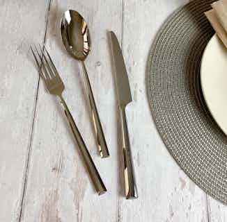 Duetto Table Fork | Stainless Steel | Set of 6 from Nick Munro in eco-friendly dinnerware, sustainable kitchen items