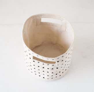 Neha | Triangle Print Handmade Storage Basket from Harfi in Sustainable Homeware & Leisure