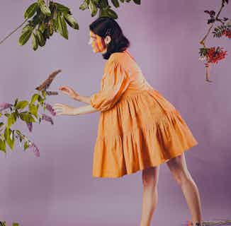 Lilla dress in yellow | organic from Rose Corps in ethical skirts & dresses, Women's Sustainable Clothing