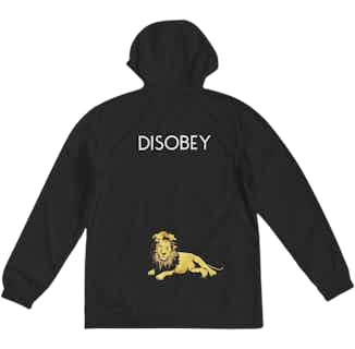 Disobey | Men's Summer Windbreaker Jacket | Ethically Sourced Organic Cotton & Recycled Polyester | Black from J&R Artisan Fashion in sustainable men's jackets, Men's Sustainable Fashion
